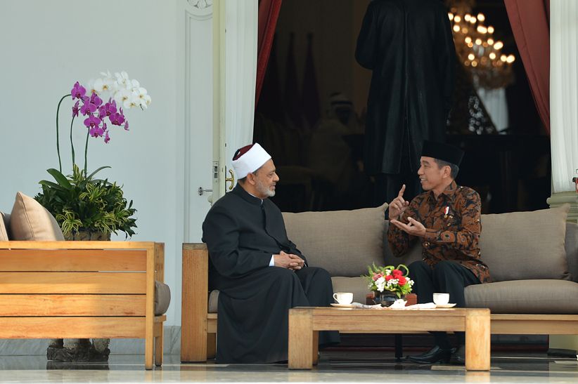 Presiden Jokowi Bertemu Imam Besar Al Azhar Muhammad Ath-Thayyib - Bagian 2