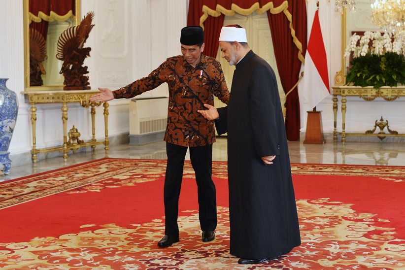Presiden Jokowi Bertemu Imam Besar Al Azhar Muhammad Ath-Thayyib - Bagian 4