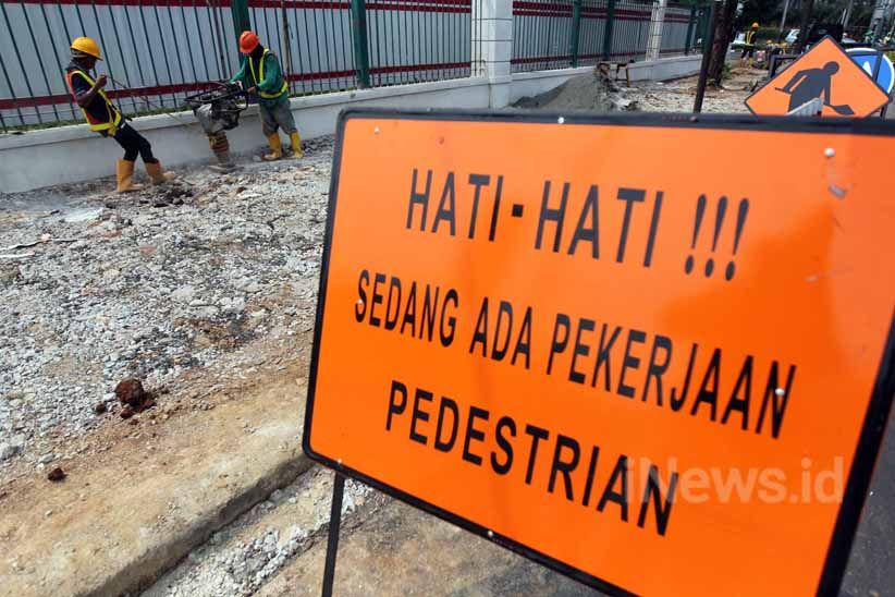 Jelang Asian Games, Penyelesaian Pedestrian di Senayan Dikebut - Bagian 3