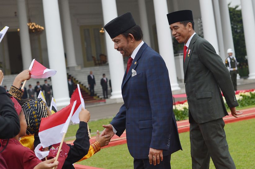 Presiden Jokowi Terima Kunjungan Sultan Brunei Darussalam Hassanal Bolkiah - Bagian 3