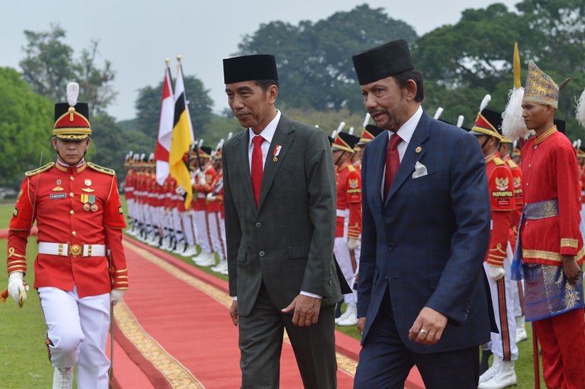 Presiden Jokowi Terima Kunjungan Sultan Brunei Darussalam Hassanal Bolkiah - Bagian 2