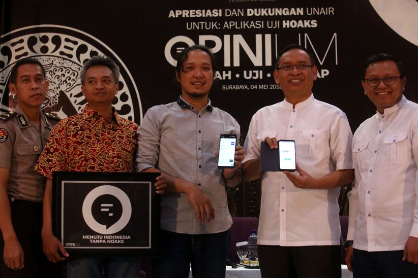 Universitas Airlangga Luncurkan Opinium, Aplikasi Penguji Berita Hoaks - Bagian 3