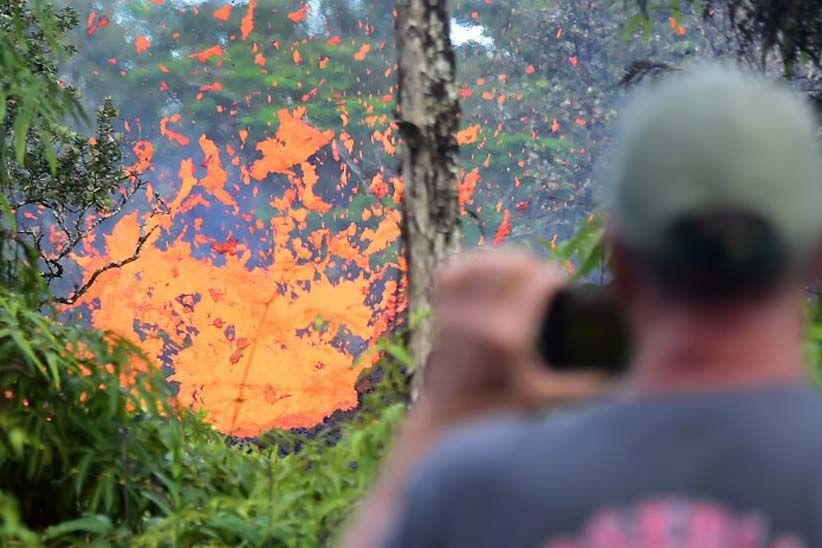 Foto-Foto Lahar Gunung Kilauea Hancurkan Rumah Warga di Hawaii - Bagian 4