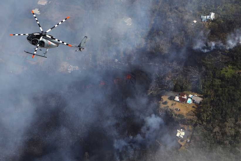 Foto-Foto Lahar Gunung Kilauea Hancurkan Rumah Warga di Hawaii - Bagian 2