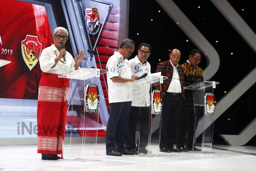 Debat Pilkada, 4 Cagub-Cawagub NTT Adu Visi Misi Pemberantasan Korupsi - Bagian 4