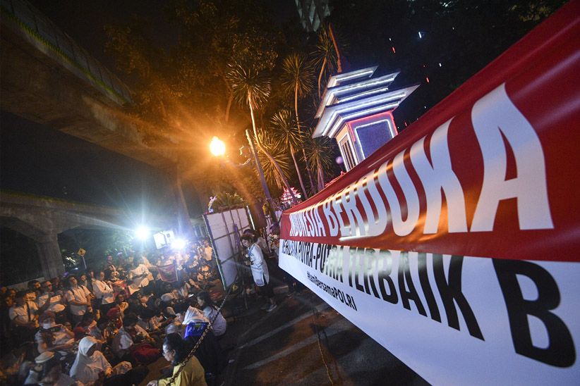 Ratusan Warga Doa Bersama Dukung Polri Berantas Terorisme - Bagian 3
