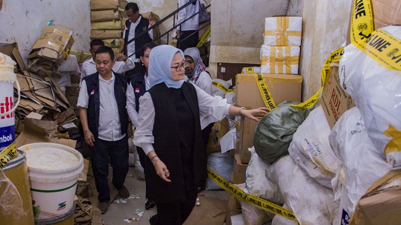 BPOM Sita Kosmetik Ilegal Senilai Rp15 Miliar - Bagian 1