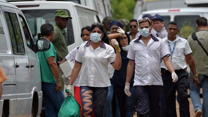 Foto-Foto Kecelakaan Pesawat di Kuba, Lebih dari 100 Orang Tewas - Bagian 4