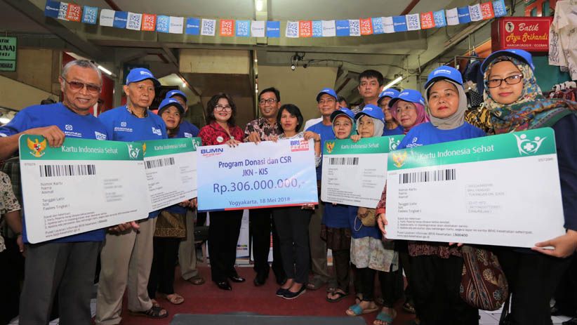 BRI Gandeng BPJS Kesehatan Salurkan Bantuan CSR ke 1.000 Pedagang Pasar Beringharjo - Bagian 2