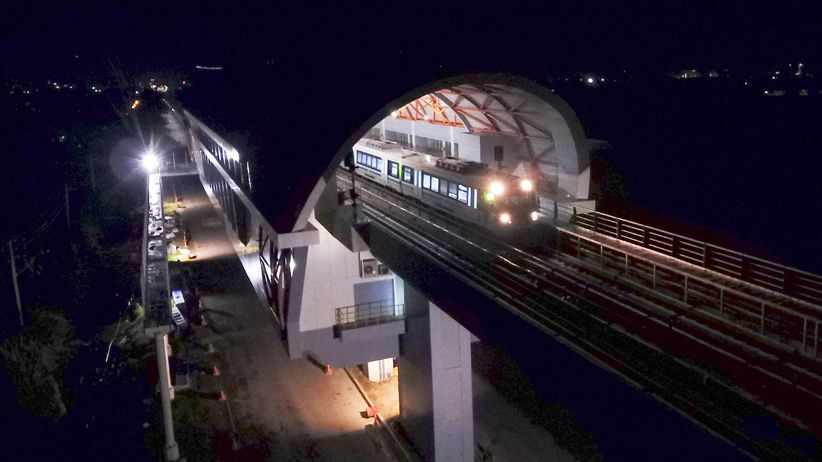 Uji Coba LRT Palembang, Tes Dinamis Kelistrikan Kereta - Bagian 2