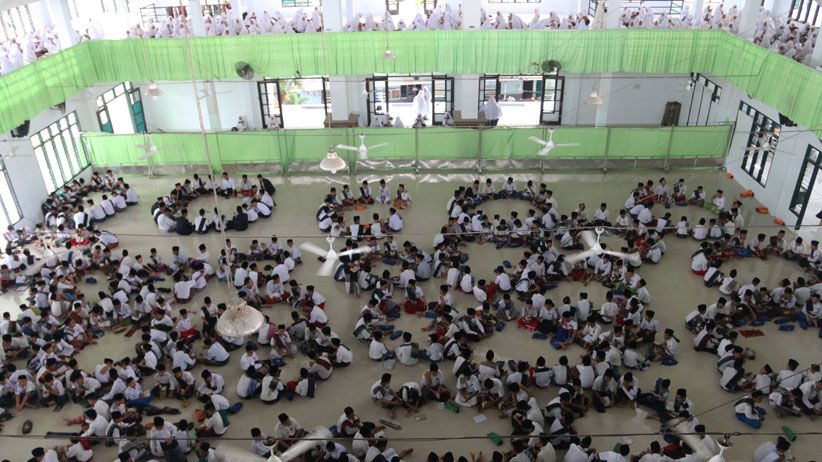 Ribuan Santri Asal Medan Ikut Tadarus Massal  - Bagian 1
