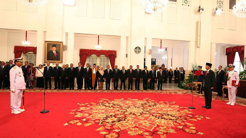 Presiden Jokowi Lantik KSAL Baru Laksamana Siwi Sukma Adji - Bagian 3