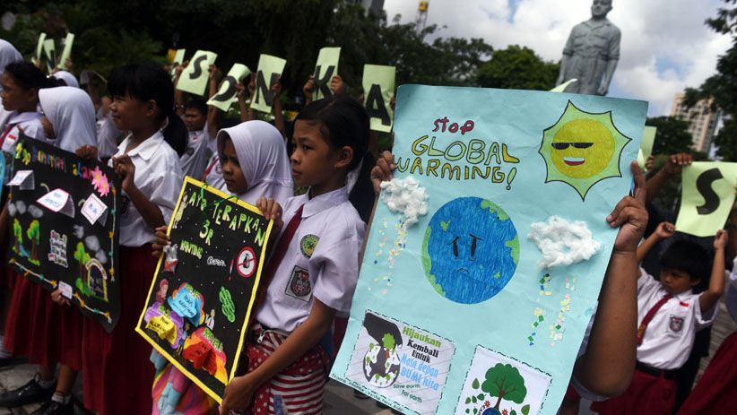 Puluhan Murid SD Surabaya Peringati Hari Lingkungan Hidup Sedunia - Bagian 2