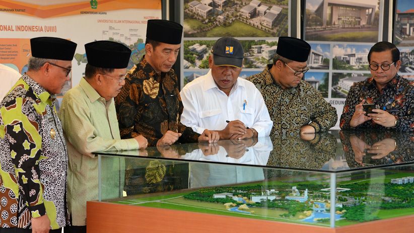 Jokowi-JK Resmikan Pembangunan Universitas Islam Internasional Indonesia - Bagian 2