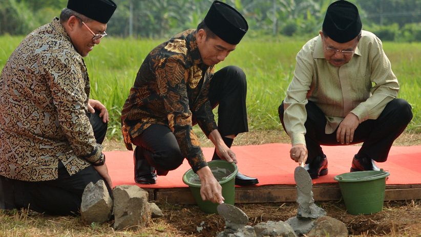 Jokowi-JK Resmikan Pembangunan Universitas Islam Internasional Indonesia - Bagian 4