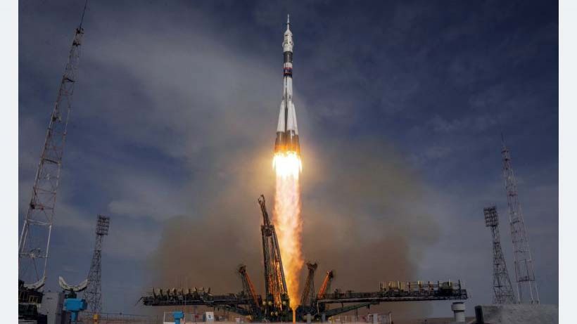 Foto-Foto Roket Soyuz MS-09 Meluncur ke Luar Angkasa Bawa 3 Astronot - Bagian 2