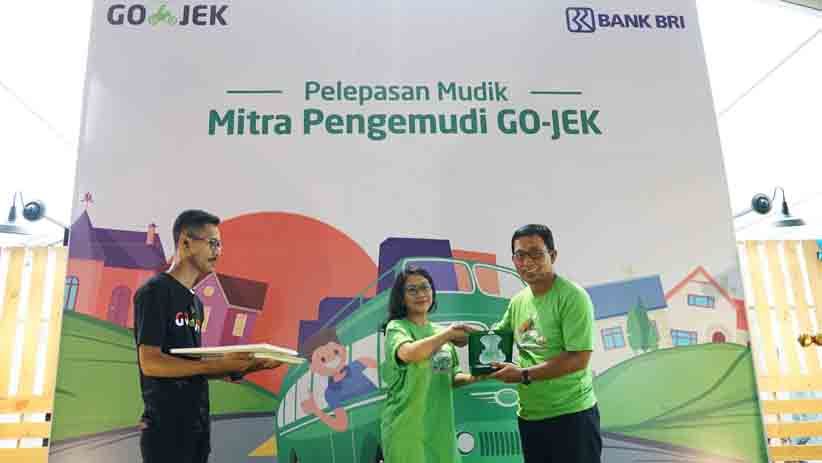 BRI Fasilitasi Mudik Gratis Ratusan Mitra Pengemudi Go-Jek - Bagian 5