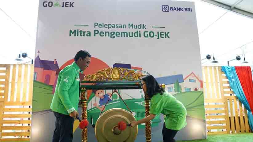 BRI Fasilitasi Mudik Gratis Ratusan Mitra Pengemudi Go-Jek - Bagian 1