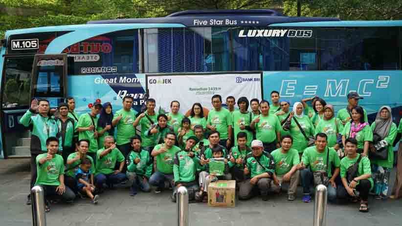 BRI Fasilitasi Mudik Gratis Ratusan Mitra Pengemudi Go-Jek - Bagian 2