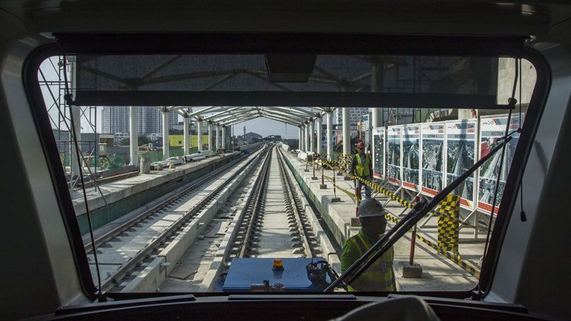 Uji Coba LRT Fase 1 Kelapa Gading-Velodrome  - Bagian 1