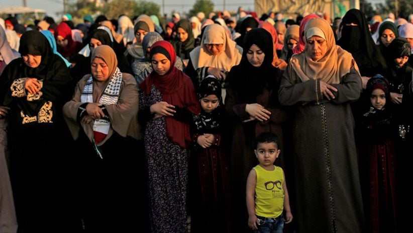 Ribuan Warga Palestina Rayakan Idul Fitri di Masjid Al-Aqsa - Bagian 5