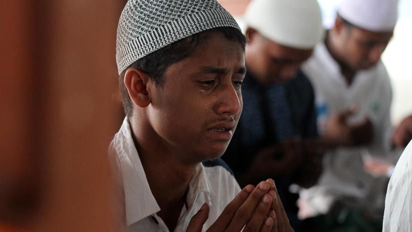 Pengungsi Rohingya Menangis Rayakan Idul Fitri di Penampungan Aceh - Bagian 3
