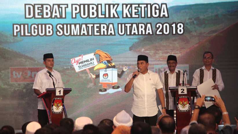 Debat Publik Pilgub Sumut, 2 Pasangan Paparkan Penegakan Hukum dan HAM - Bagian 1