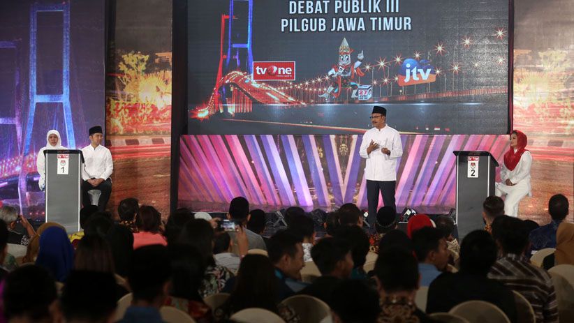 Debat Pamungkas Pilgub Jatim, 2 Paslon Gunakan Bahasa Jawa - Bagian 1