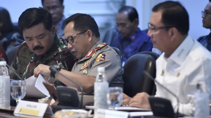Presiden Jokowi Pimpin Rapat Persiapan Pertemuan IMF-Bank Dunia - Bagian 3