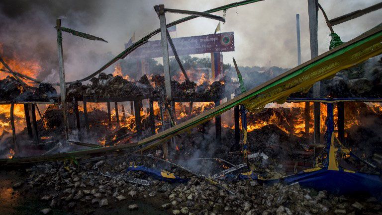 Pemerintah Myanmar Musnahkan Narkoba Senilai 187 Juta Dolar AS - Bagian 5