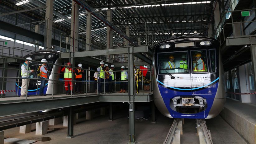 Menhub Cek Persiapan Uji Coba MRT di Lebak Bulus - Bagian 5