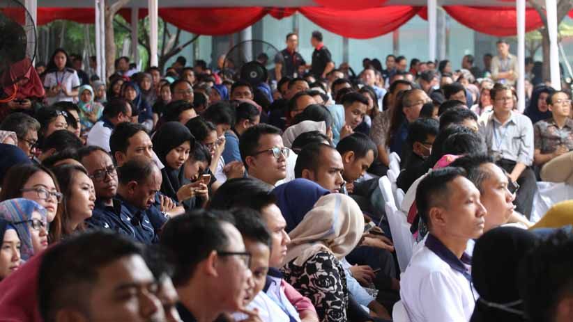 Ribuan Karyawan Hadiri Halal Bihalal MNC Group  - Bagian 5