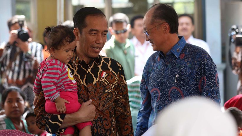 Jokowi Ajak Presiden Bank Dunia Blusukan ke Posyandu di Bogor - Bagian 1