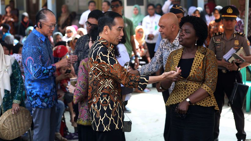 Jokowi Ajak Presiden Bank Dunia Blusukan ke Posyandu di Bogor - Bagian 2