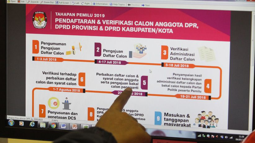 KPU Buka Pendaftaran Caleg DPR RI Mulai Hari Ini - Bagian 3