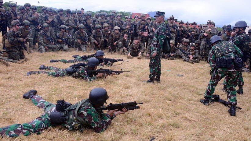 Marinir TNI AL Berbagi Ilmu Tempur ke Tentara AS, Malaysia dan Sri Lanka - Bagian 1