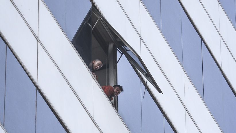 Foto-Foto Kebakaran di Gedung Kemenhub, 4 Orang Tewas - Bagian 3