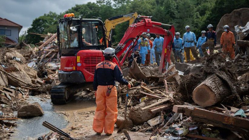 Foto Kerusakan akibat Banjir Bandang di Jepang yang Tewaskan 100 Orang - Bagian 8