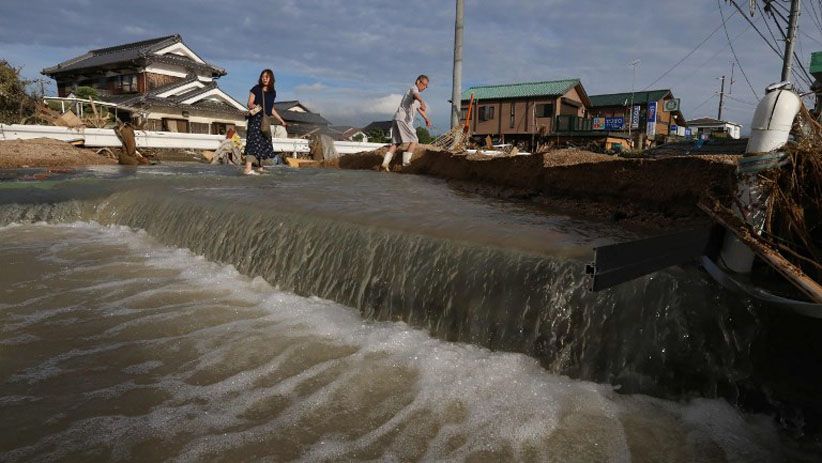 Foto Kerusakan akibat Banjir Bandang di Jepang yang Tewaskan 100 Orang - Bagian 6