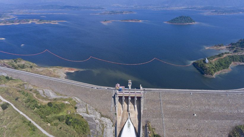 Diresmikan Era Jokowi, Begini Penampakan Waduk Jatigede dari Udara - Bagian 1