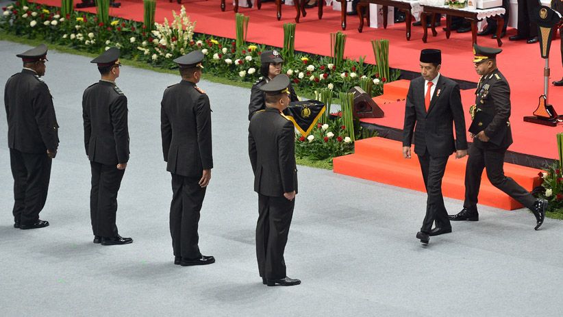 Presiden Jokowi Hadiri HUT Ke-72 Bhayangkara - Bagian 3