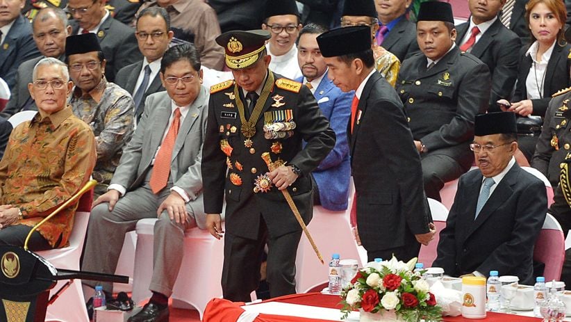 Presiden Jokowi Hadiri HUT Ke-72 Bhayangkara - Bagian 2