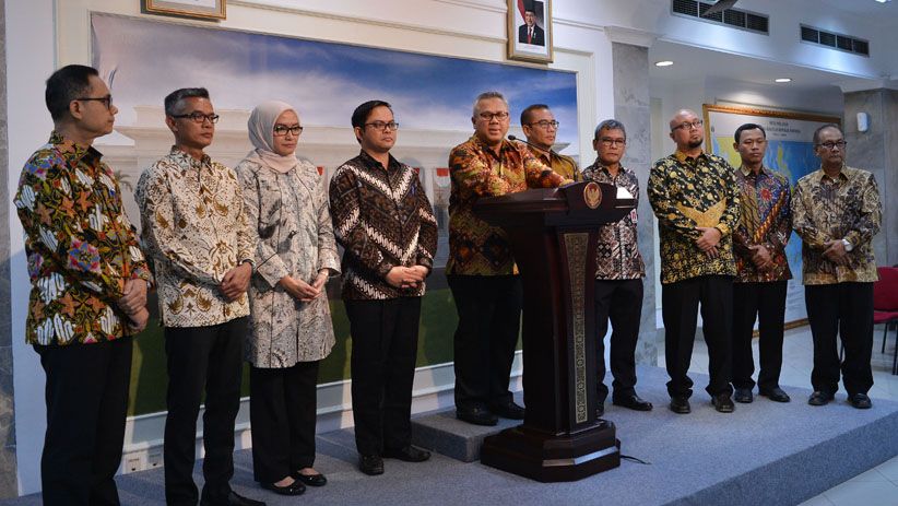 KPU Lapor Hasil Pelaksanaan Pilkada 2018 ke Presiden Jokowi - Bagian 3