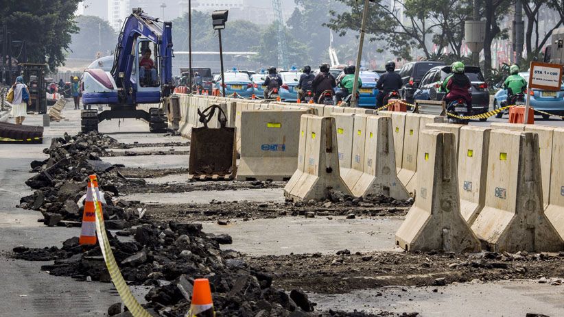 Trotoar Jalan Jenderal Sudirman Harus Selesai 31 Juli 2018 ...