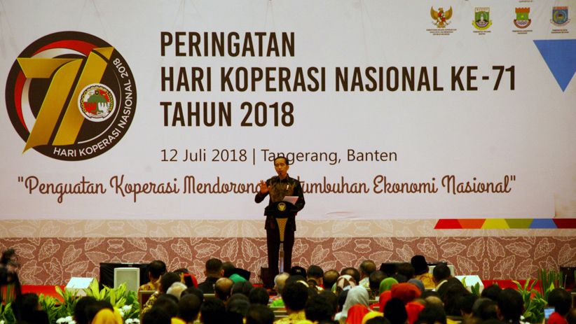 Presiden Jokowi Hadiri Hari Koperasi Nasional Ke-71 - Bagian 2