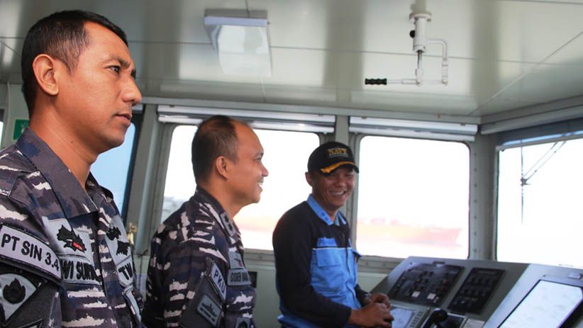 Meriam 30 Mm KRI Tombak-629 Berhasil Hancurkan Sasaran - Bagian 5