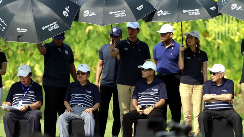 Wapres JK Hadiri Turnamen Golf Bank BRI Indonesia Open 2018 - Bagian 4