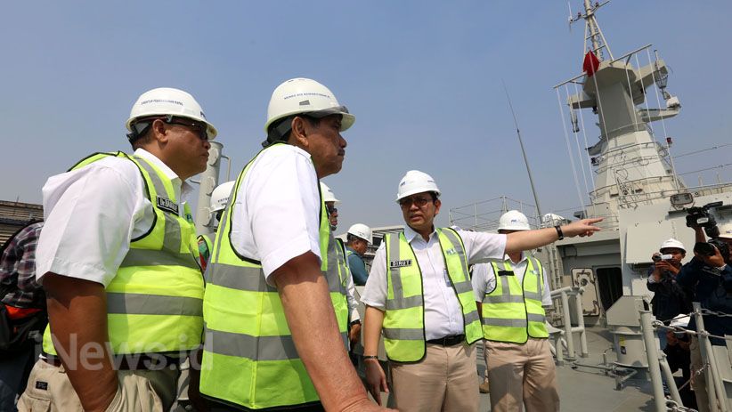 Luhut Cek Proyek Kapal Pesanan Kemenhan di PT PAL Surabaya - Bagian 3