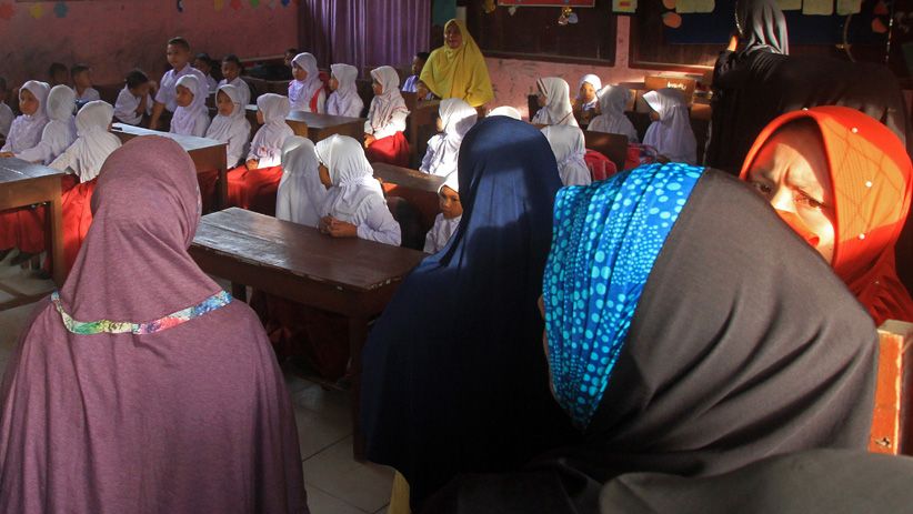 Begini Ekspresi Anak-Anak saat Hari Pertama Masuk Sekolah Dasar - Bagian 5