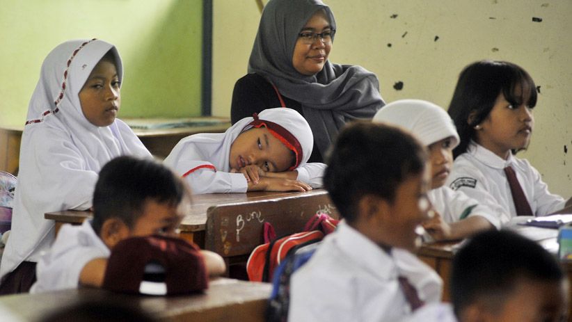 Begini Ekspresi Anak-Anak saat Hari Pertama Masuk Sekolah Dasar - Bagian 3